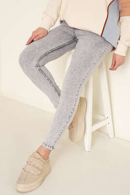 Skinny Jean Pantolon Kar Yıkama 