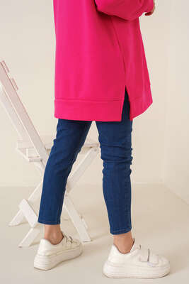 Skinny Jean Pantolon Orta Mavi - Kot Pantolon