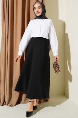 Slim Fit Basic Kısa Gömlek Beyaz - 300-500 TL Ürünler