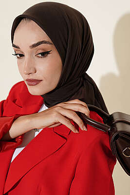 Soft Touch Serisi Eşarp Acı Kahve - Başörtüsü