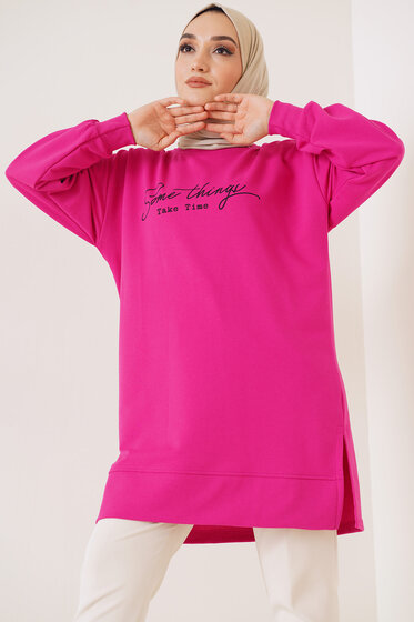 Somethings Baskılı Tunik Pers Gülü - Tunik