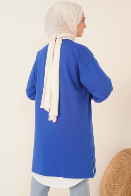 Somethings Baskılı Tunik Saks - Tunik