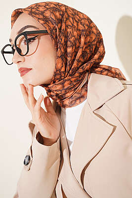 Sonbahar Esintili Eşarp Camel - Başörtüsü