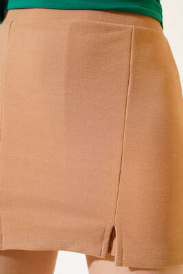 Şort Etek Camel - Yılın Fırsatı