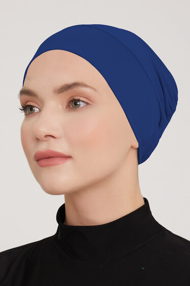 Spor Havuz Bonesi Açık Lacivert - Havuz Bonesi