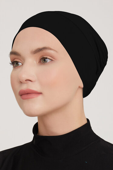 Spor Havuz Bonesi Siyah - Havuz Bonesi