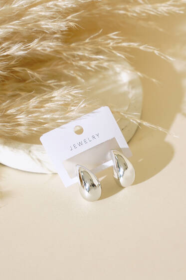 Su Damlası Küpe Gümüş - Küpe