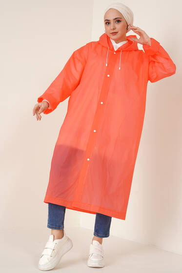 Su Geçirmez Yağmurluk Nar Çiçeği - Yağmurluk