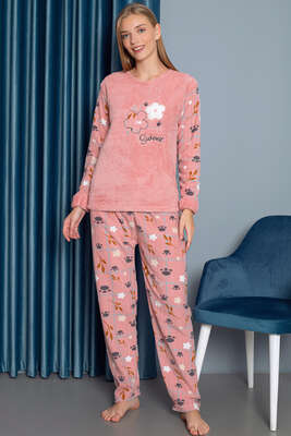 Sweet Doğalgaz Faturası Düşüren Pijama Takımı Pudra - 2