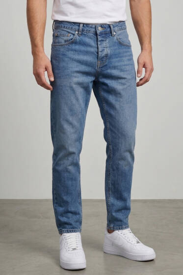 Tapered Fit Erkek Pantolon Kahve Tint - Erkek Pantolon