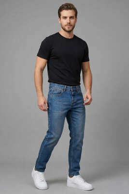 Tapered Fit Kot Erkek Pantolon Kahve Tint - Babalar Günü