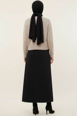 Taş Düğmeli Yumoş Triko Kısa Hırka Kahve - Hırka