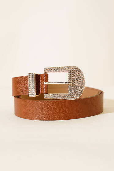 Taş Süslemeli Kemer Taba - Yılın Fırsatı