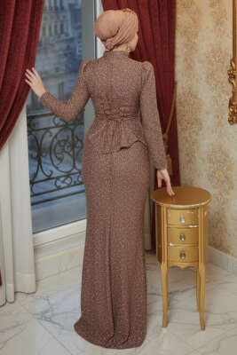 Taşlı Balık Model Abiye İkili Takım Vizon - İkili Takım