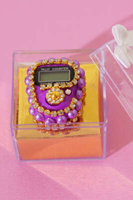 Taşlı İncili Zikirmatik Mor - Yılın Fırsatı