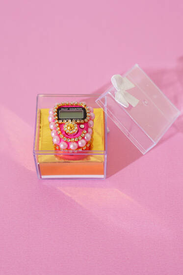 Taşlı İncili Zikirmatik Pembe - TESBİH&ZİKİRMATİK