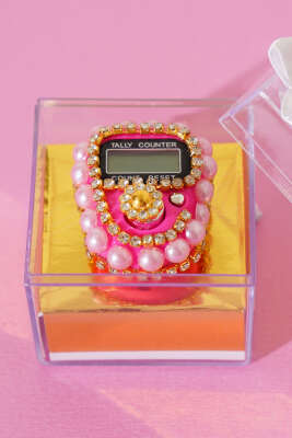 Taşlı İncili Zikirmatik Pembe - Yılın Fırsatı