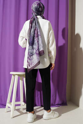 Tek Cepli Düşük Omuz Gömlek Beyaz - Yılın Fırsatı