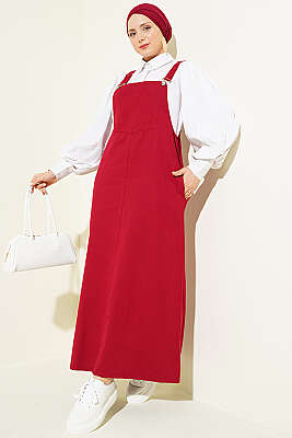 Tek Cepli Gabardin Slopet Bordo - VAV TEKSTİL