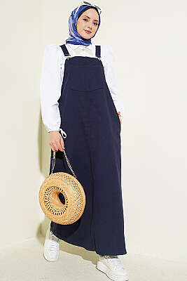 Tek Cepli Gabardin Slopet Lacivert - VAV TEKSTİL