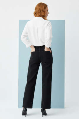 Tek Cepli Müslin Gömlek Beyaz - Kadın Giyim Modelleri