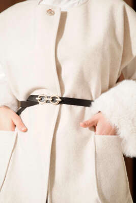 Tek Düğmeli Kemerli Sakallı Yelek Taş - Günün Seçilenleri