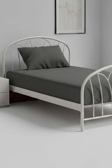 Tek Kişilik Çarşaf Takımı Füme - Nevresim Takım