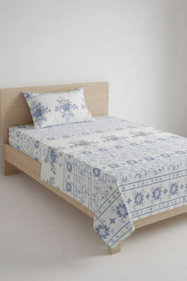 Tek Kişilik Lastikli Çarşaf Yastık Takım Asorti 1 - HOBBY HOME