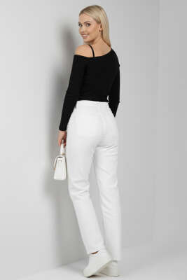 Tek Omuz İpli Bluz Siyah - Yılın Fırsatı