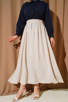 Tensel Cepli Kloş Etek Taş - ERME