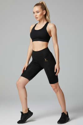 Termal Kısa Tayt Siyah - İç Giyim