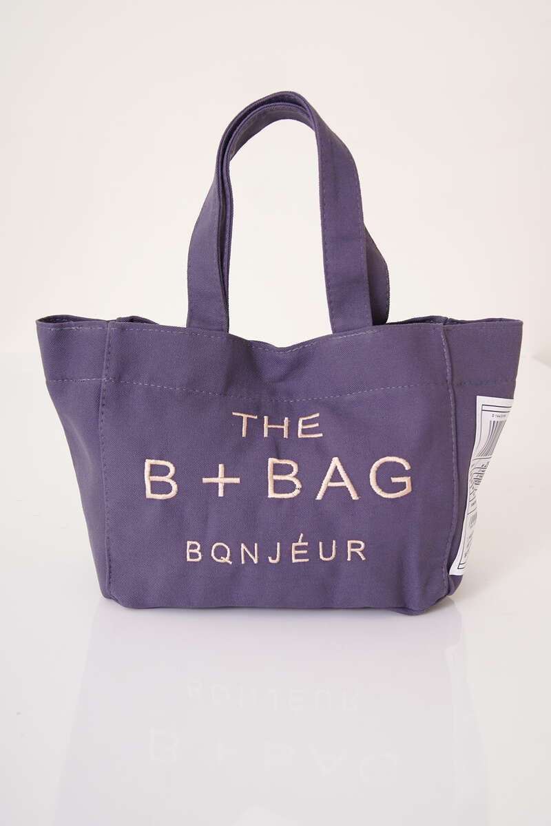 The B+ Bag Kanvas Çanta Antrasit