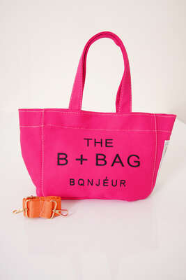 The B+ Bag Kanvas Çanta Fuşya 