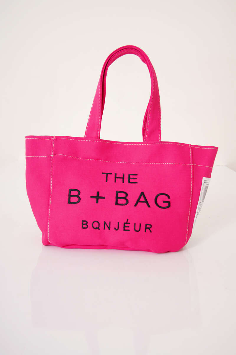 The B+ Bag Kanvas Çanta Fuşya