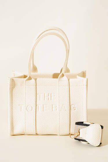 The Tote Bag Mini Çanta Krem - Kol Çantası