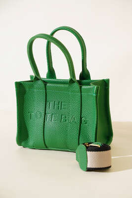 The Tote Bag Mini Çanta Yeşil - Thumbnail