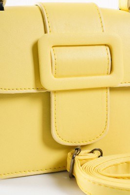 Tokalı Sarı Çanta - Thumbnail