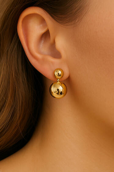 Top Küpe Gold - Küpe