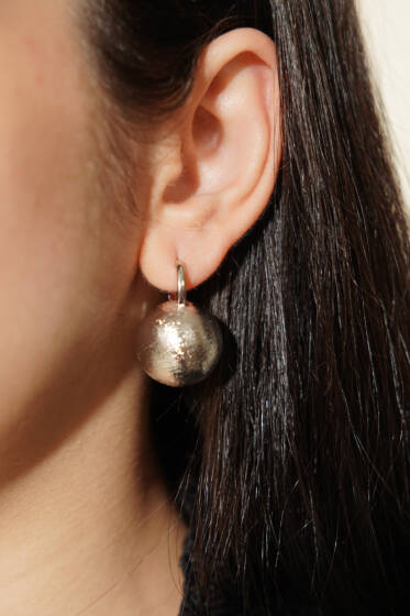 Top Model Küpe Gümüş - Küpe