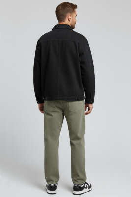 Torba Cep Gabardin Erkek Ceket Siyah - Erkek Ceket