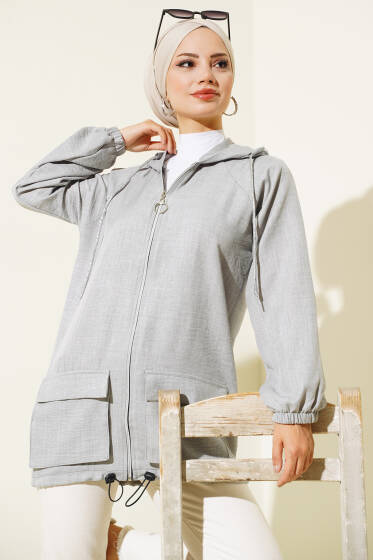 Torba Cepli Keten Kap Gri - Trençkot