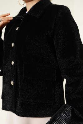 Torba Cepli Kısa Goldfox Ceket Siyah - Ceket