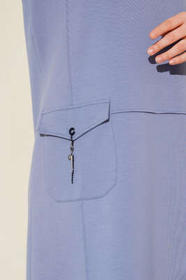 Torba Cepli Zincirli Tunik Mavi - Tunik