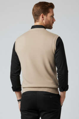 Triko Erkek Süveter Bej - Günün Seçilenleri