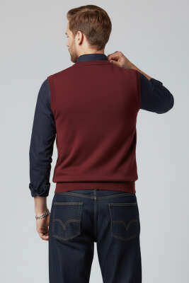 Triko Erkek Süveter Bordo - Günün Seçilenleri