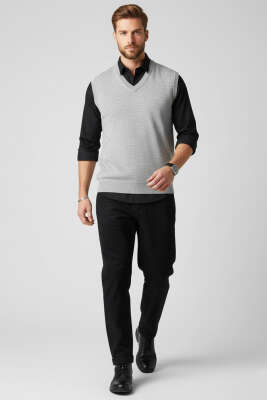 Triko Erkek Süveter Gri - Günün Seçilenleri