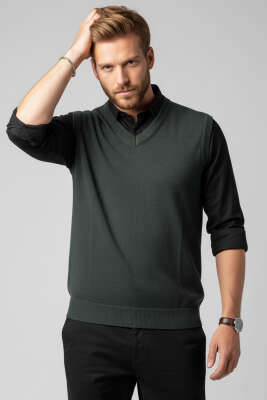 Triko Erkek Süveter Nefti 