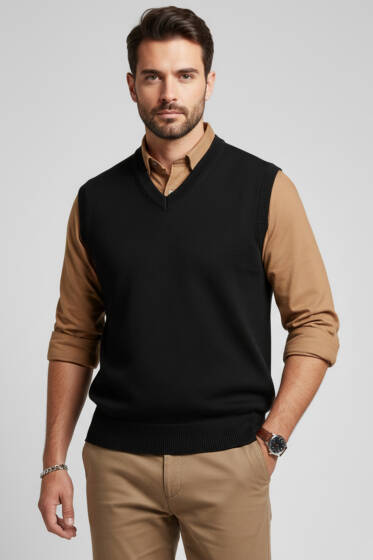Triko Erkek Süveter Siyah - Günün Seçilenleri