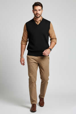 Triko Erkek Süveter Siyah - Günün Seçilenleri