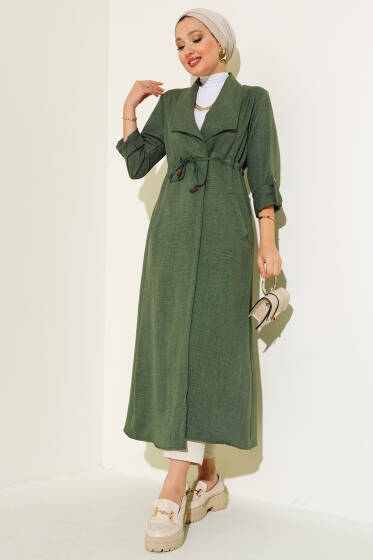 Tünelli Kap Haki - Trençkot